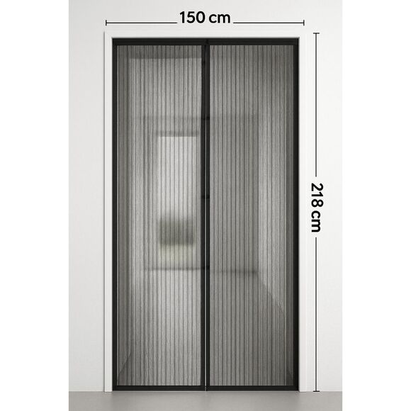 LYGFZ Black Center Opening Magnetic Screen Door 59" x 85.8" - Picture 8 of 8